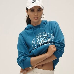 NWT Daily Practice by Anthropologie Cotton Blend Graphic Hoodie